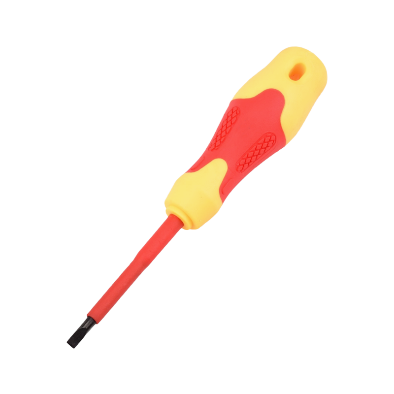 立伟铁牛500v耐高压螺丝刀6*100一字型/把高清大图