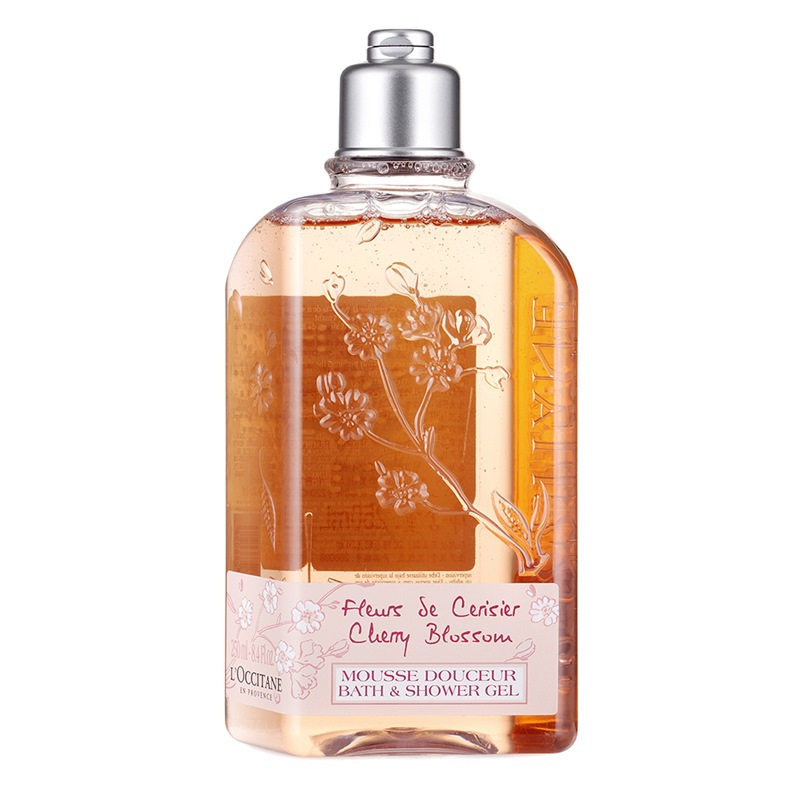 欧舒丹(L&#039;OCCITANE) 甜蜜樱花 沐浴啫喱 250ml 沐浴露 (计价单位：瓶)