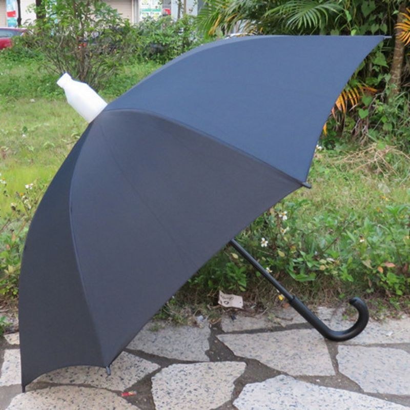 超大长柄雨伞勾把带防水套三学生长柄伞双号全自动抗风中号黑色半穿