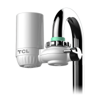 TCL净水器家用厨房水龙头过滤器 自来水净化滤水器前置直饮净水机 一机一芯