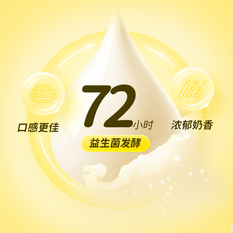 均瑶味动力 小黄人乳酸菌100ml*20瓶原味 72小时进口益生菌发酵饮品