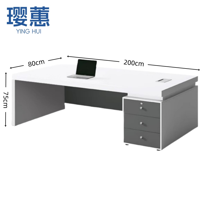 璎蕙 老板桌140*80*75cm张高清大图