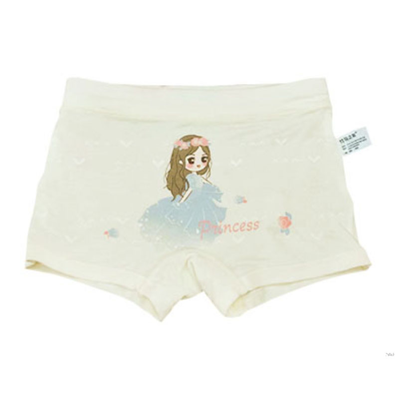 竹马之友竹纤维女童内裤M码4条/盒高清大图
