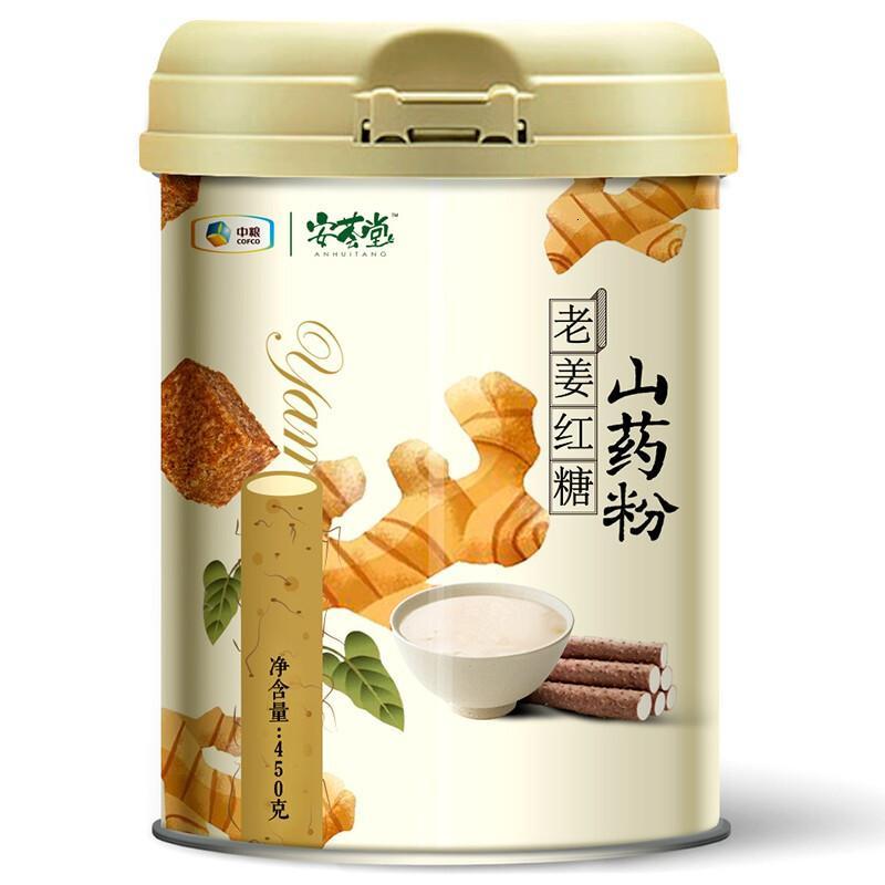 中粮安荟堂老姜红糖山药粉 450g罐装