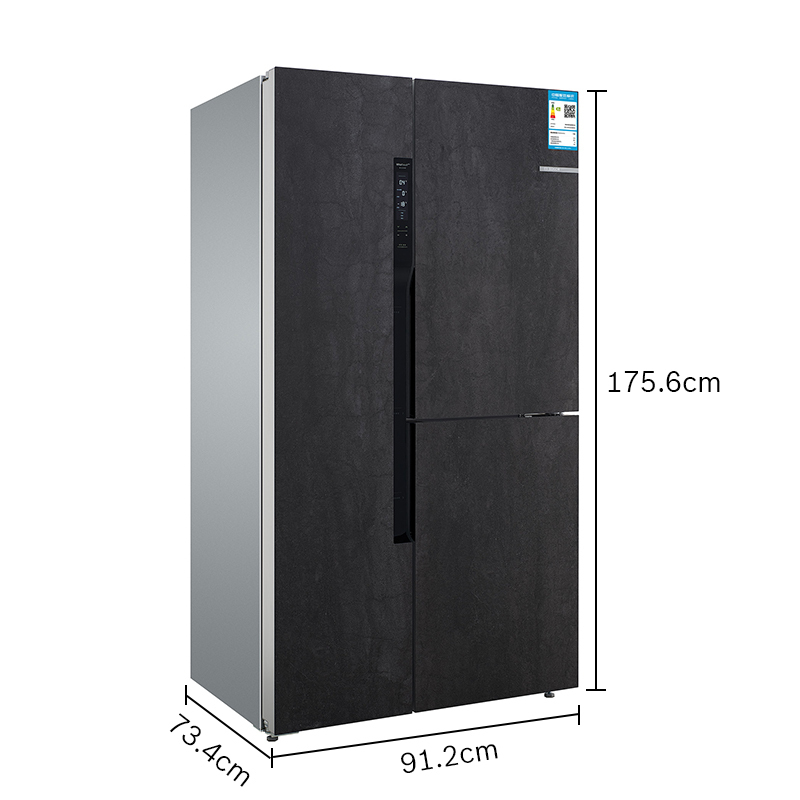 博世(BOSCH) KAF96P90TI 569升 混冷无霜 混合冷动力 零度维他保鲜plus 对开门冰箱（星云灰）