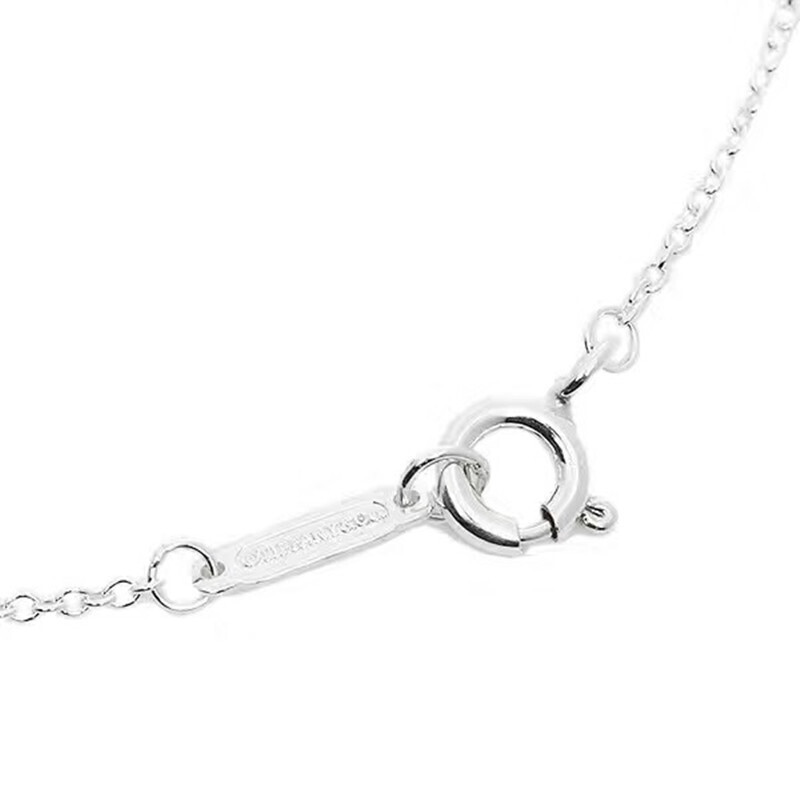 TIFFANY&CO.蒂芙尼项链S925银女士双心吊坠METAL玫瑰金色项链