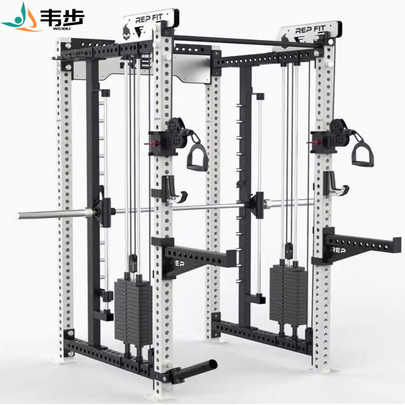 韦步REP史密斯机龙门架商用多功能卧推深蹲架家用力量举重架训练器综合深蹲架高清大图