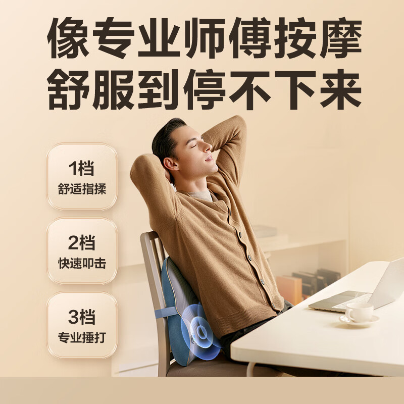 SKG T3 时尚款按摩腰靠