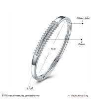 B257 Fashion Bracelet 日韩女简约时尚手镯排钻镀925纯银首饰送女朋友七夕情人节礼物