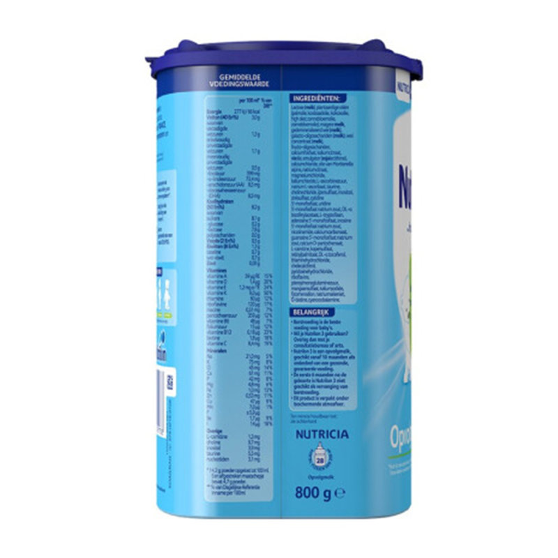荷兰牛栏 诺优能荷兰版 Nutrilon海外 婴幼儿配方奶粉 易乐罐 3段(10-12个月)800g/罐高清大图
