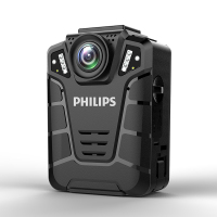 飞利浦(PHILIPS)VTR8110 64G 3200万像素170°广角1080P红外夜视摄像机记录仪 取证执法仪