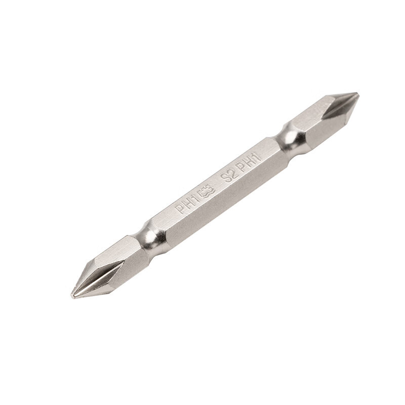 长城精工双头旋具头螺丝批刀杆65mm旋具杆批头6.3mm系列4.5mmPH1 480201
