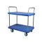 苏识 ZSHL-48 48*72cm蓝dan轮 双层护栏平板手推车 (计价单位:辆) 蓝色