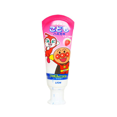 LION 狮王面包超人儿童牙膏草莓味 40g