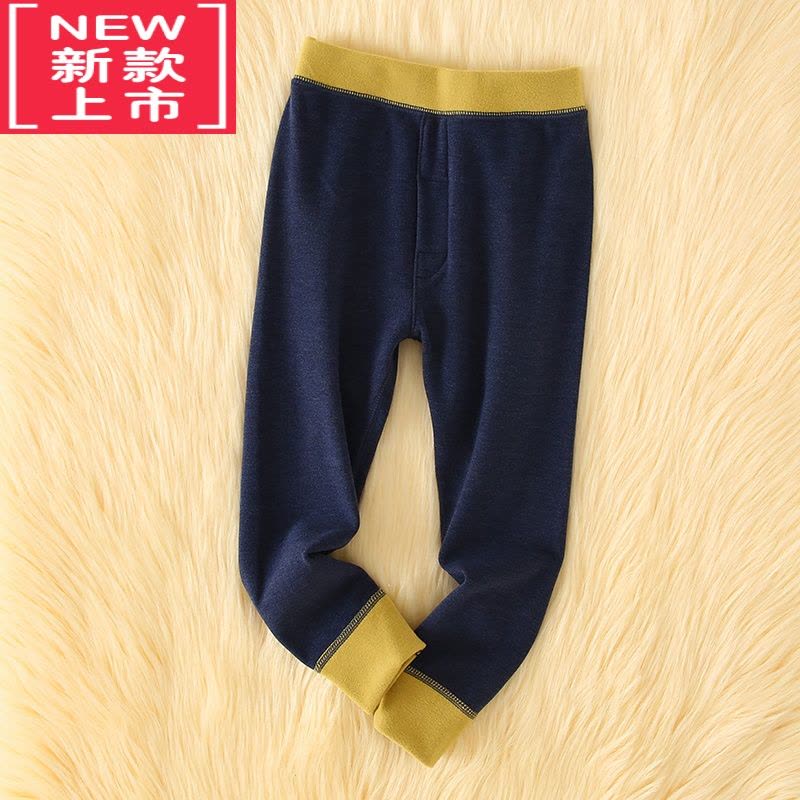 可莉允德绒儿童内穿保暖裤男童女童加绒秋裤加厚热能裤宝宝冬季棉裤绒裤图片