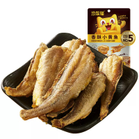 沙发猫 香酥小黄鱼42g*3袋装 原味小鱼干干货零食 香辣海味即食小吃