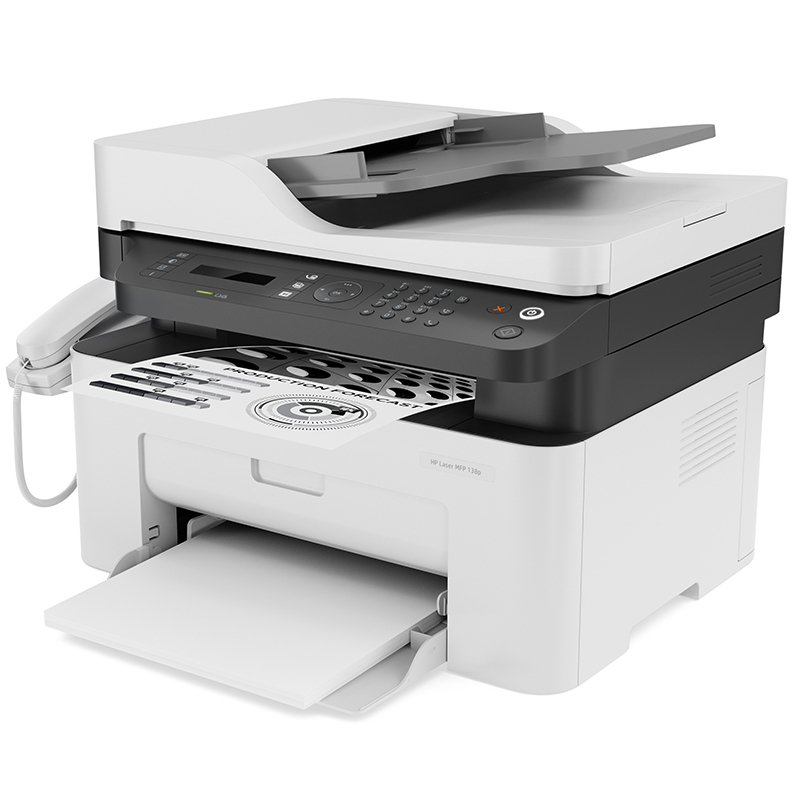 惠普(HP) Laser MFP 138pn锐系列新品激光多功能打印机 打印复印扫描传真 自动进稿器