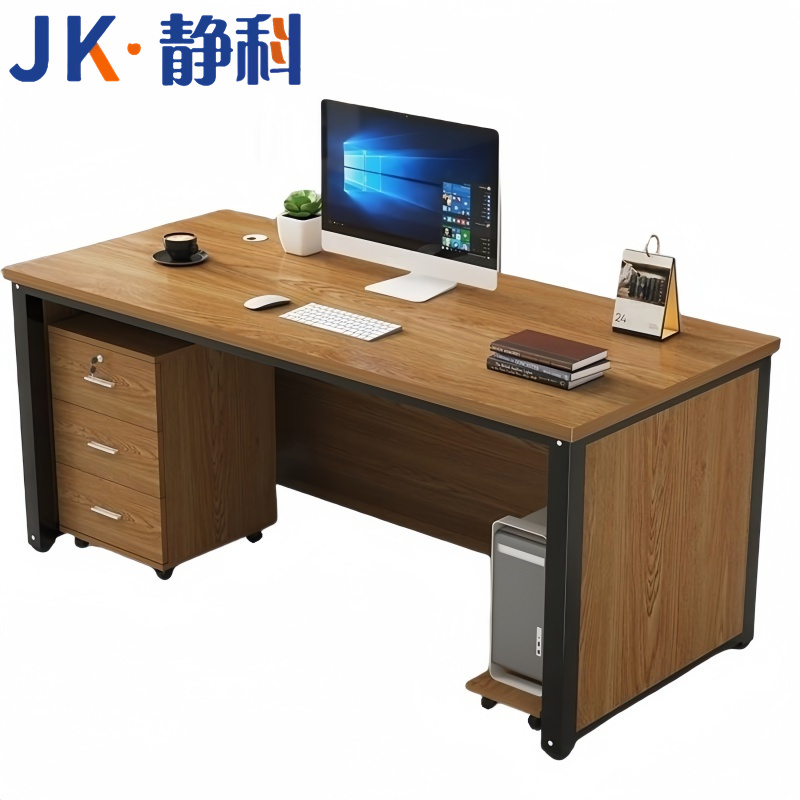 静科木质办公桌高清大图