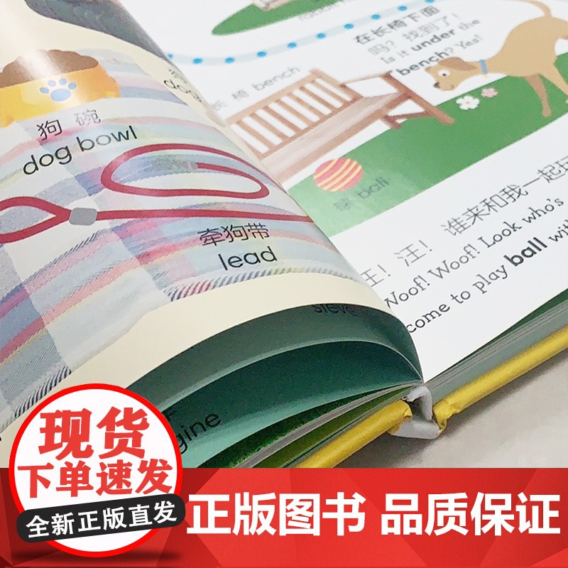 DK儿童双语词汇1000小达人点读笔配套书 儿童英语绘本启蒙幼儿学前早教书百科单词小学生一二三年级课外阅读书籍 英语自然高清大图