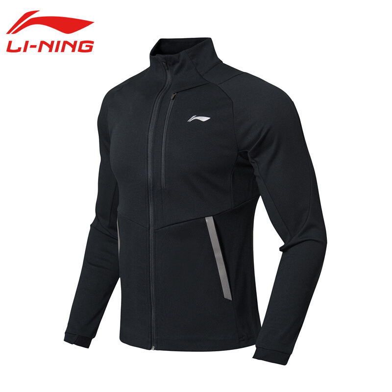 李宁LI-NING2018年卫衣男士训练系列长袖外套立领男装运动服