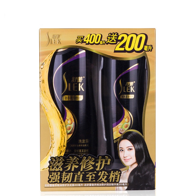 舒蕾奢养 精油洗发露400ml洗送奢养 精油护发素200ml
