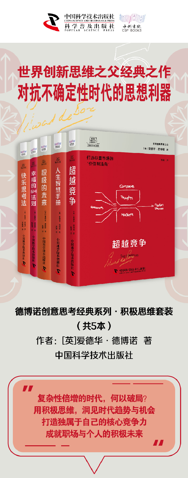 德博诺创新思考经典系列(全5册)高清大图