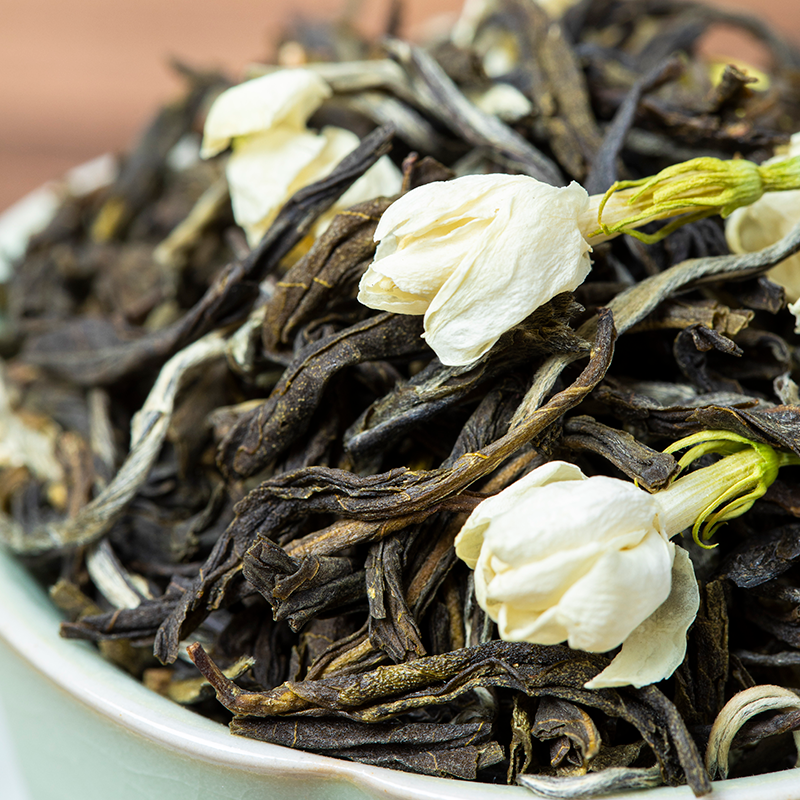 [博馨]两桶茉莉花茶三斤送茶具 1500g 一级茶叶 每桶750g送飘逸茶具一壶四杯