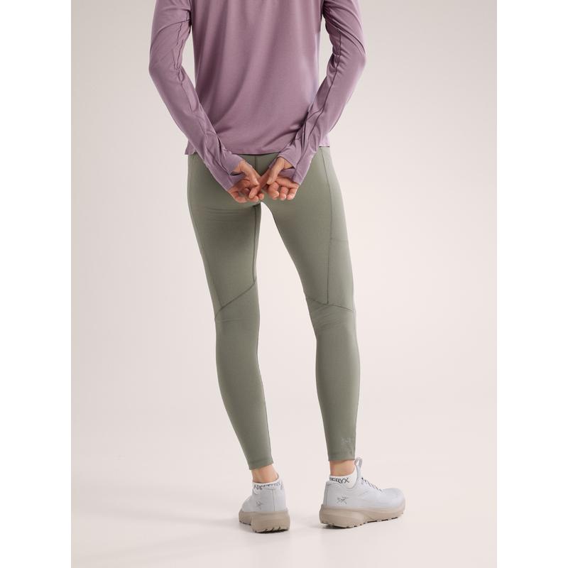 始祖鸟(ARC’TERYX)高弹力防滑透气运动 leggings 女士户外训练跑高清大图