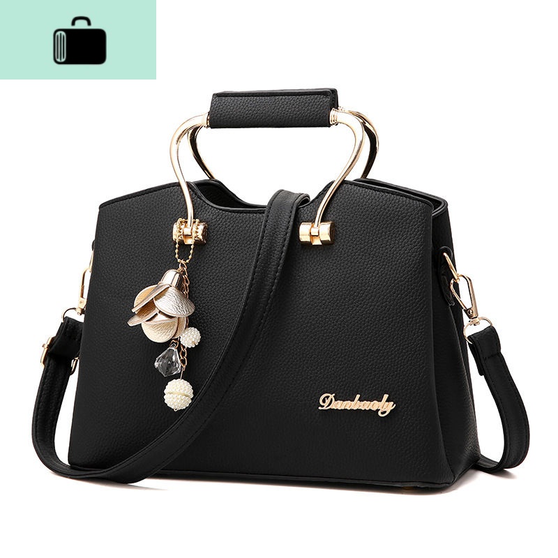 新款手提包包女单肩包女士包包斜挎包女韩版气质职业女包百搭挎包NEW LAKE女士单肩包