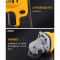 得伟Dewalt DCG412K100P2-A9CN 18V锂电100mm角磨机2x5.0Ah电池套装 (单位:个)