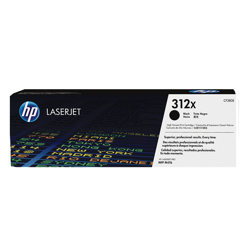 惠普(HP)CF380X 大容量黑色硒鼓 312X(适用LaserJet Pro MFP M476dw M476nw)高清大图