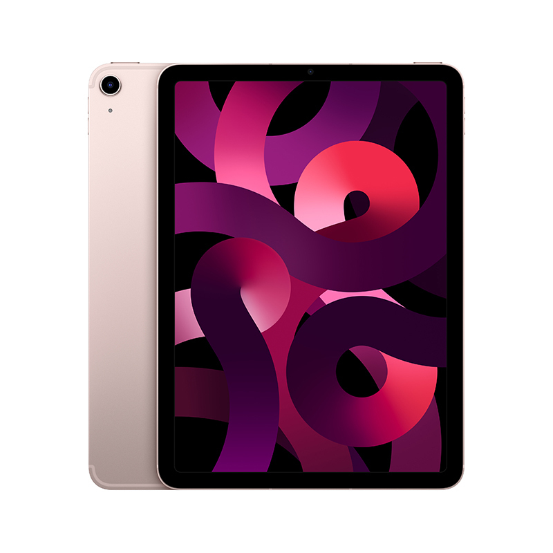 2022款Apple iPad Air 5代 10.9英寸 全面屏 64GB WLAN版 平板电脑 粉色/MM9D3CH/A