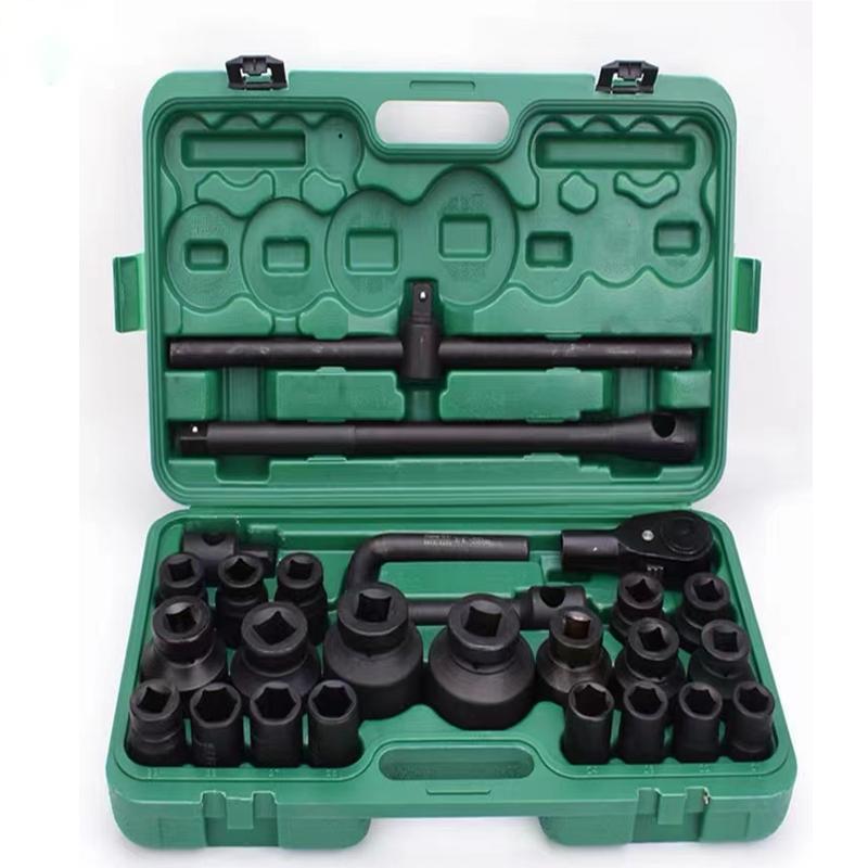 秩械矛重型套筒扳手工具套筒组套34系列套筒扳手26件套1套