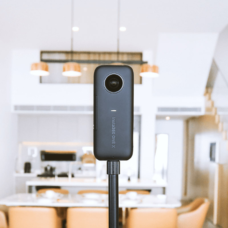 insta360 one x影石vr全景相机58安居客移动经纪人房产专用看房官方标配 深灰色