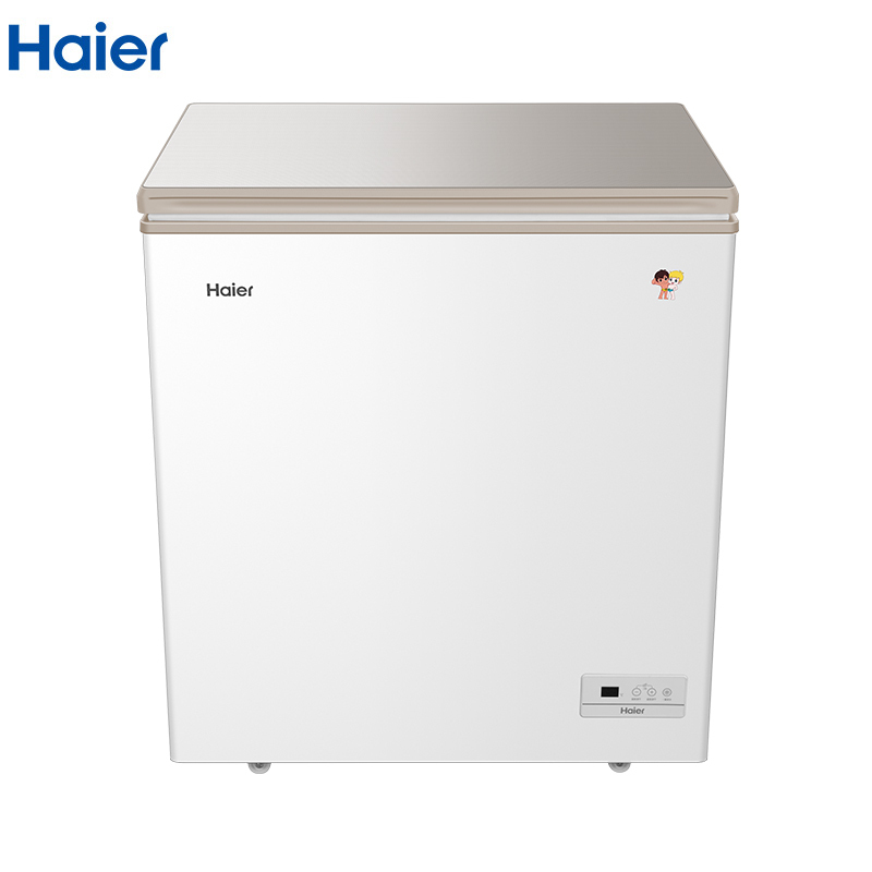 海尔(Haier)BC/BD-146HE 146升家用小冰柜 冷藏冷冻转换冷柜 节能省电小冷柜 彩晶面板 电子温控