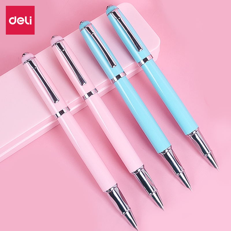 38二三四五六年级学生儿童男女孩初学者钢笔可替换墨囊墨蓝刚笔