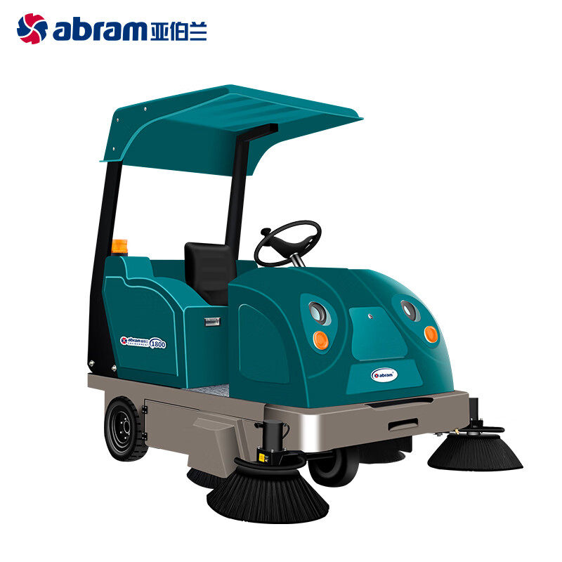 亚伯兰(abram)YBL-1800 驾驶式扫地车 工商业物业保洁驾驶式扫地车 带顶棚式多场景大面积清扫车高清大图