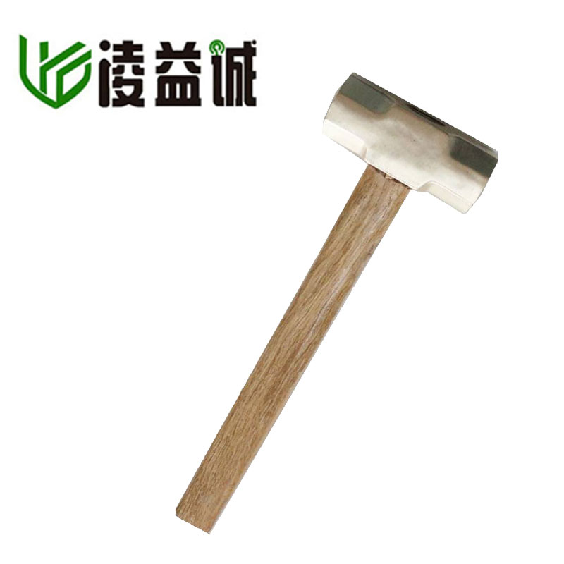 凌益诚 木柄黄铜八角铜锤 1P 把高清大图