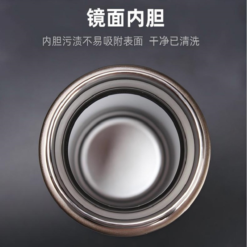 水宜生 460ml 大容量商务办公便携茶杯 保温杯男女士学生不锈钢真空车载水杯 L505高清大图