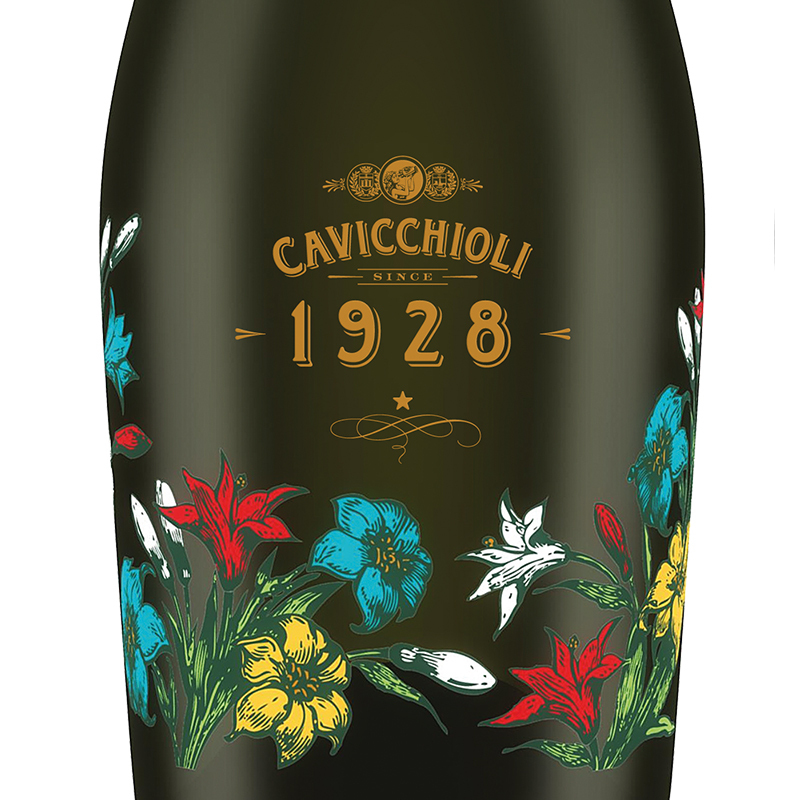 意大利进口 意大利之花甜型起泡葡萄酒 750ml*6瓶(整箱装)