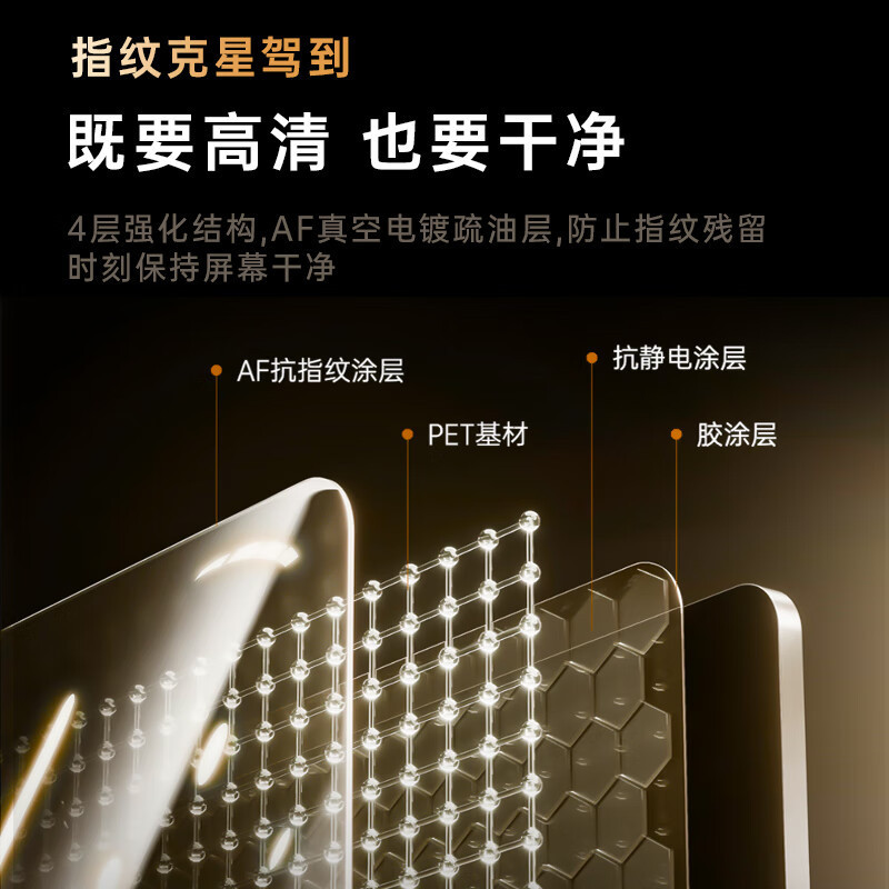 毕亚兹高清钢化膜苹果M3 M2笔记本13.6英寸抗刮耐磨全屏防护设计高清大图