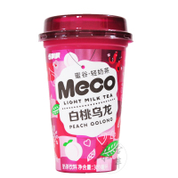 香飘飘meco轻奶茶白桃乌龙300ml*12杯白桃乌龙太妃奶茶早餐下午茶即饮奶茶免冲泡
