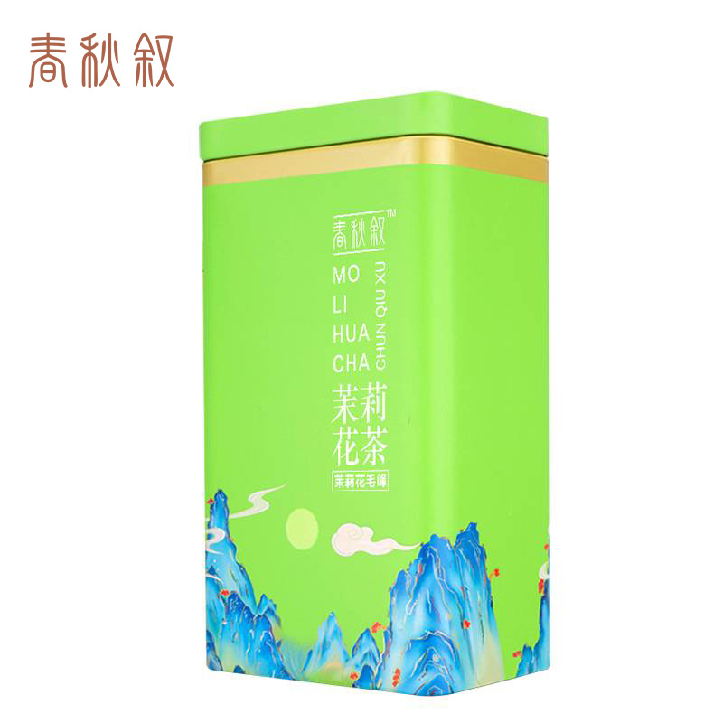 春秋叙 茉莉花毛峰 茉莉花茶 250g（一级）罐高清大图