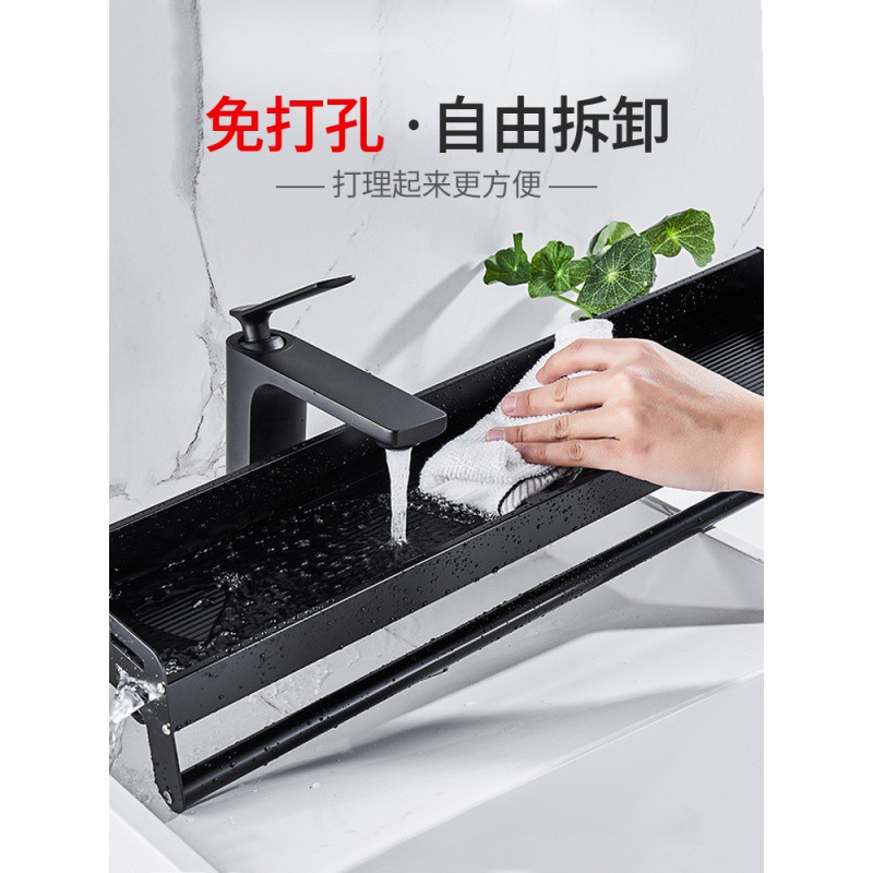 厨房置物架壁挂免打孔调料架用品家用大全刀架多功能收纳架子收纳层架 三维工匠高清大图