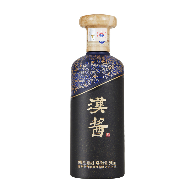 贵州茅台酒股份公司汉酱酒(茅)51度 500ml 酱香型高度白酒 单瓶装