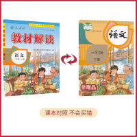 2021年 三年级下册语文教材解读人教版 小学教材解析 3年级下册语文课本同步讲解练习册 教材解析与训练资料辅导书