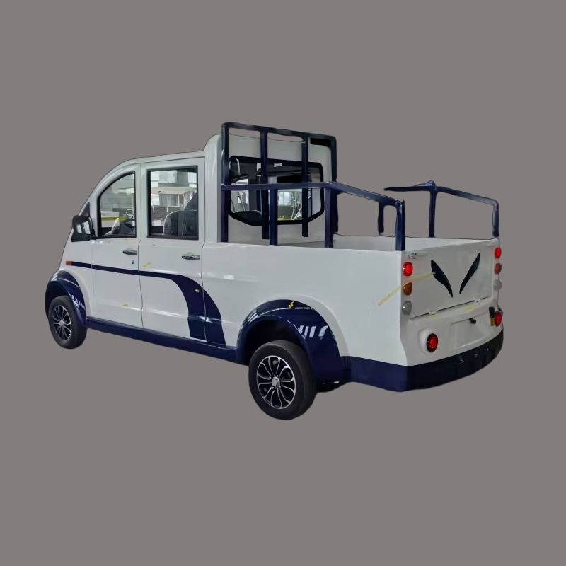 旗聚 电动巡逻车 5座皮卡巡逻车物业保安巡查车高清大图