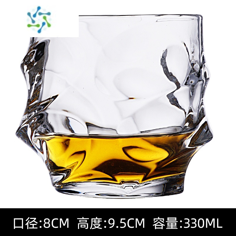 三维工匠欧式创意水晶玻璃威士忌酒杯洋酒杯喝酒杯子白兰地杯酒吧杯啤酒杯 15款酒杯(330ml) 2个装