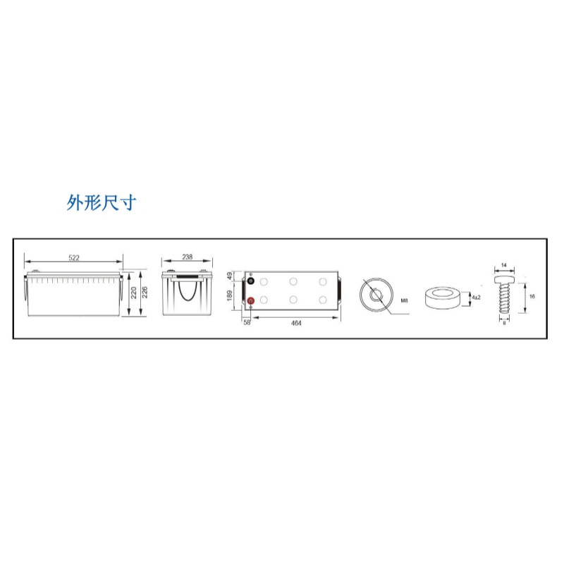 大华蓄电池DH-BAT8012-200块高清大图