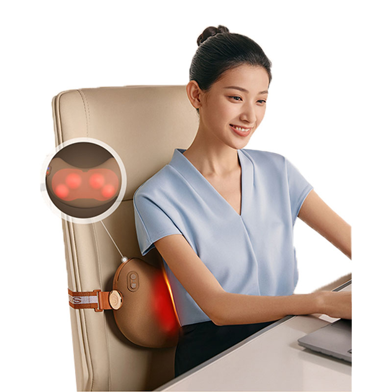 SKG腰部按摩仪 豪华款 棕色高清大图